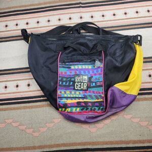 Vintage 80's / 90's LA GEAR Get In Gear Duffle Bag Nylon Sports Bag